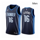 Men Oklahoma City Thunder #16 Ty Jerome Navy NBA Swingman 2020-21 Earned Edition Jersey