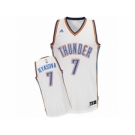 Men's Adidas Oklahoma City Thunder #7 Ersan Ilyasova Swingman White Home NBA Jersey