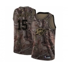 Men's Nike Oklahoma City Thunder #15 Kyle Singler Swingman Camo Realtree Collection NBA Jersey