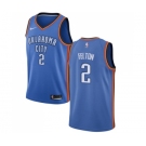 Men's Nike Oklahoma City Thunder #2 Raymond Felton Swingman Royal Blue Road NBA Jersey - Icon Edition