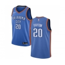 Men's Nike Oklahoma City Thunder #20 Gary Payton Swingman Royal Blue Road NBA Jersey - Icon Edition