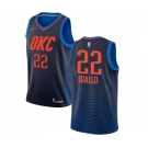 Men's Nike Oklahoma City Thunder #22 Hamidou Diallo Swingman Navy Blue NBA Jersey Statement Edition