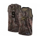 Men's Nike Oklahoma City Thunder #9 Jerami Grant Swingman Camo Realtree Collection NBA Jersey