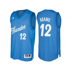 Men's Oklahoma City Thunder #12 Steven Adams Blue 2016 Christmas Day NBA Swingman Jersey