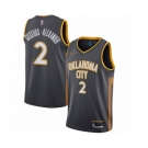 Men's Oklahoma City Thunder #2 Shai Gilgeous-Alexander Swingman Charcoal Basketball Jersey - 2019-20 City Edition