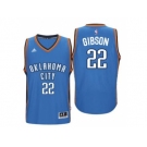 Men's Oklahoma City Thunder #22 Taj Gibson adidas Light Blue Player Swingman Jersey