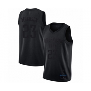 Men's Oklahoma City Thunder #23 Terrance Ferguson Swingman Black MVP Basketball Jersey