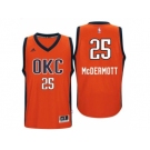 Men's Oklahoma City Thunder #25 Doug McDermott adidas Orange Player Swingman Jersey