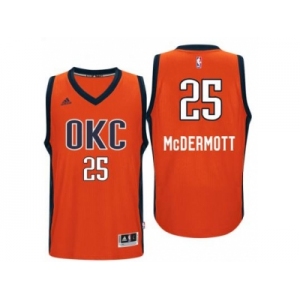 Men's Oklahoma City Thunder #25 Doug McDermott adidas Orange Player Swingman Jersey