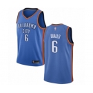 Men's Oklahoma City Thunder #6 Hamidou Diallo Swingman Royal Blue Basketball Jersey - Icon Edition