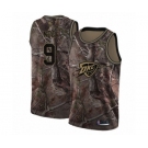 Men's Oklahoma City Thunder #9 Nerlens Noel Swingman Camo Realtree Collection Basketball Jersey