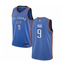 Men's Oklahoma City Thunder #9 Nerlens Noel Swingman Royal Blue Basketball Jersey - Icon Edition