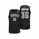 Oklahoma City Thunder #35 Kevin Durant Black Diamond Fashion Stitched NBA Jersey