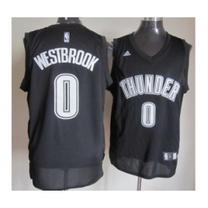 nba oklahoma city thunder #0 westbrook black[2013 new]