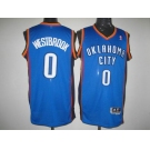 nba oklahoma city thunder #0 westbrook blue[revolution 30]