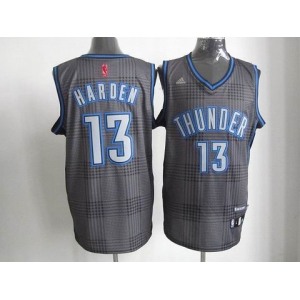 nba oklahoma city thunder #13 harden black-grey[2012]