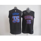 nba oklahoma city thunder #35 durant black