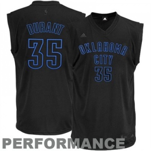 nba oklahoma city thunder #35 durant black[blue number]
