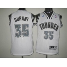 nba oklahoma city thunder #35 durant full white[revolution 30 swingman]