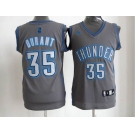 nba oklahoma city thunder #35 durant grey