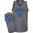 nba oklahoma city thunder #35 durant grey[static fashion swingman]