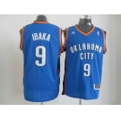 nba oklahoma city thunder #9 ibaka blue[revolution 30 swingman]