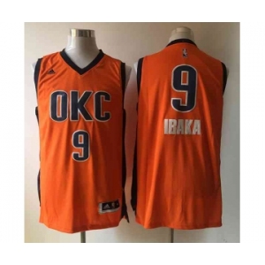 nba oklahoma city thunder #9 ibaka orange