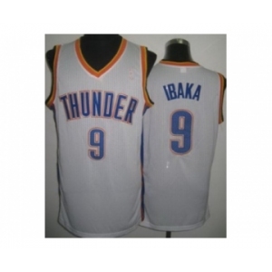 nba oklahoma city thunder #9 ibaka white[revolution 30]