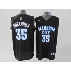 nba oklahoma city thunder#35 durant black