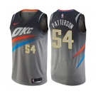 Women's Nike Oklahoma City Thunder #54 Patrick Patterson Swingman Gray NBA Jersey - City Edition