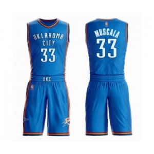 Women's Oklahoma City Thunder #33 Mike Muscala Swingman Royal Blue Basketball Suit Jersey - Icon Edition