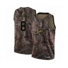 Women's Oklahoma City Thunder #8 Danilo Gallinari Swingman Camo Realtree Collection Basketball Jersey
