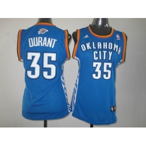 women nba jerseys oklahoma city thunder #35 durant blue