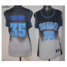 women nba oklahoma city thunder #35 durant black-gery