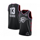 Youth Jordan Oklahoma City Thunder #13 Paul George Swingman Black 2019 All-Star Game Basketball Jersey