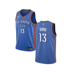 Youth Nike Oklahoma City Thunder #13 Paul George Blue NBA Swingman Jersey