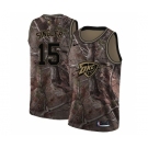 Youth Nike Oklahoma City Thunder #15 Kyle Singler Swingman Camo Realtree Collection NBA Jersey
