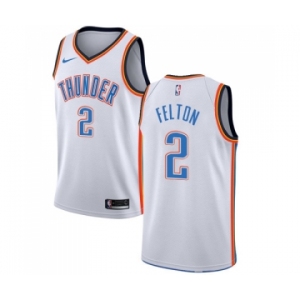 Youth Nike Oklahoma City Thunder #2 Raymond Felton Swingman White Home NBA Jersey - Association Edition