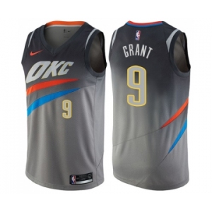 Youth Nike Oklahoma City Thunder #9 Jerami Grant Swingman Gray NBA Jersey - City Edition
