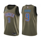Youth Nike Oklahoma City Thunder #9 Jerami Grant Swingman Green Salute to Service NBA Jersey