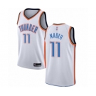 Youth Oklahoma City Thunder #11 Abdel Nader Swingman White Basketball Jersey - Association Edition