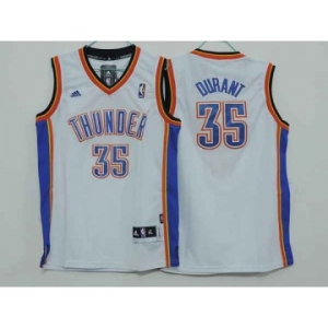 youth nba oklahoma city thunder #35 durant white[revolution 30 swingman]
