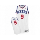 Men Adidas Philadelphia 76ers #9 Dario Saric Authentic White Home NBA Jersey