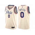 Men Nike Philadelphia 76ers #0 Jerryd Bayless Authentic Cream NBA Jersey - City Edition