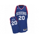 Men's Adidas Philadelphia 76ers #20 Markelle Fultz Swingman Royal Blue Alternate NBA Jersey