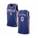 Men's Philadelphia 76ers #0 Josh Richardson Swingman Blue Basketball Jersey - Icon Edition