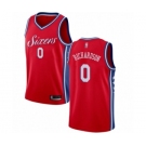 Men's Philadelphia 76ers #0 Josh Richardson Swingman Red Basketball Jersey Statement Edition