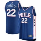 Men's Philadelphia 76ers #22 Matisse Thybulle Fanatics Branded Royal 2020-21 Fast Break Player Jersey