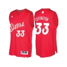 Men's Philadelphia 76ers #33 Robert Covington Red 2016 Christmas Day NBA Swingman Jersey