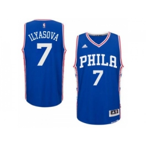 Men's Philadelphia 76ers #7 Ersan Ilyasova adidas Royal Swingman Road Jersey